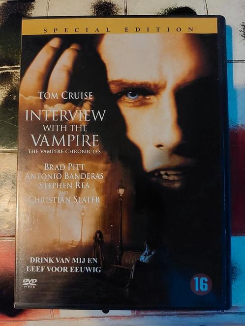 DVD-90S (GOTHIC)HORROR-INTERVIEW WITH THE VAMPIRE, Cd's en Dvd's, Dvd's | Horror, Zo goed als nieuw, Vampiers of Zombies, Vanaf 16 jaar