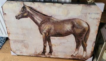 Canvas Paard nieuw € 35  beschikbaar voor biedingen