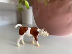Schleich Bruin / Wit Kalfje ~ 13005, Ophalen of Verzenden, Boerderijdier, Beeldje of Figuurtje