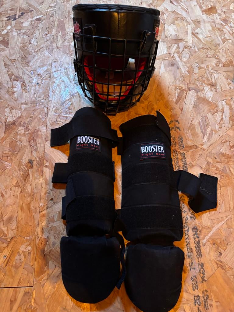 Booster Scheenbeschermers & Hoofdbescherming - Vechtsport, Overige, Vechtsportbescherming, Zo goed als nieuw, Maat M