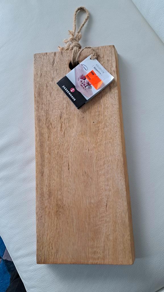 Zassenhaus Mango Houten Snijplank Borrelplank, Huis en Inrichting, Keuken | Keukenbenodigdheden, Nieuw, Ophalen of Verzenden