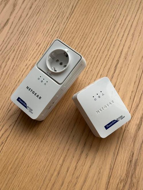 Netgear Powerline AV500 adapters XAV5001 + XAV5501, Computers en Software, Powerlines, Gebruikt, Ophalen of Verzenden