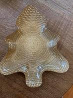 Gouden Kerstboom Schaal, Schaal, Ophalen of Verzenden, Overige vormen, Glas