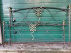 Brocante bedframe ijzer 200 160, Huis en Inrichting, Zwart, Tweepersoons, Ophalen of Verzenden, 200 cm