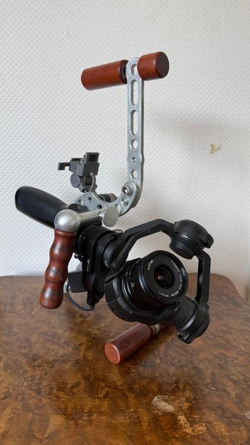 DJI Osmo Pro +7.5 mm Lens met unieke handgemaakte rig, Audio, Tv en Foto, Actiecamera's, Zo goed als nieuw, Overige merken, Ophalen of Verzenden