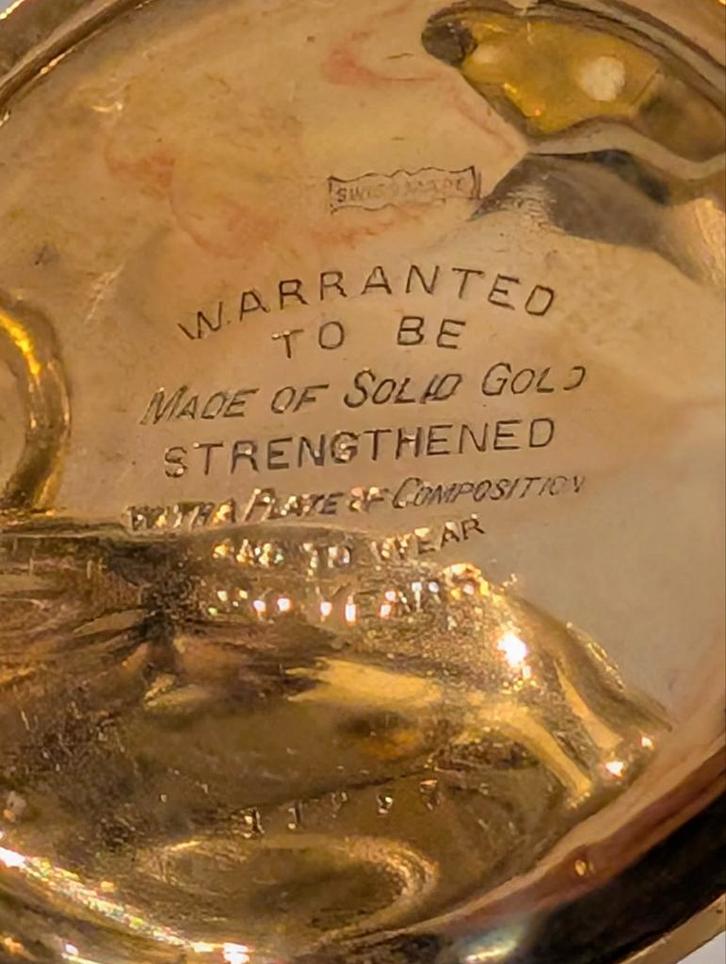 Antiek verguld zakhorloge uur en kwartier slag €480, Sieraden, Tassen en Uiterlijk, Horloges | Heren, Zakhorloge, Overige merken