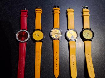 Serie leuke horloge.s. kan ook per stuk 7.50  beschikbaar voor biedingen