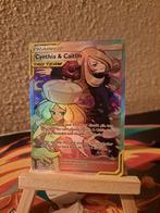 Pokémon Trainer Cynthia & Caitlin Tag Team kaart, Ophalen of Verzenden, Zo goed als nieuw, Losse kaart, Foil