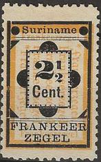 Suriname - hulpuitgifte 1892 - 2½ c type I, Verzenden