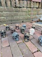 Mexicaanse Schedel Chitzen Itza & Luipaard, Tuin en Terras, Tuinbeelden, Ophalen, Nieuw, Overige materialen, Abstract beeld