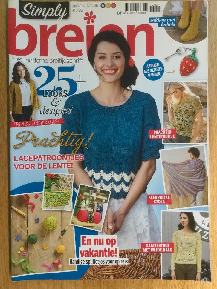 Simply breien, Hobby en Vrije tijd, Breien en Haken, Zo goed als nieuw, Breien, Patroon of Boek, Ophalen of Verzenden