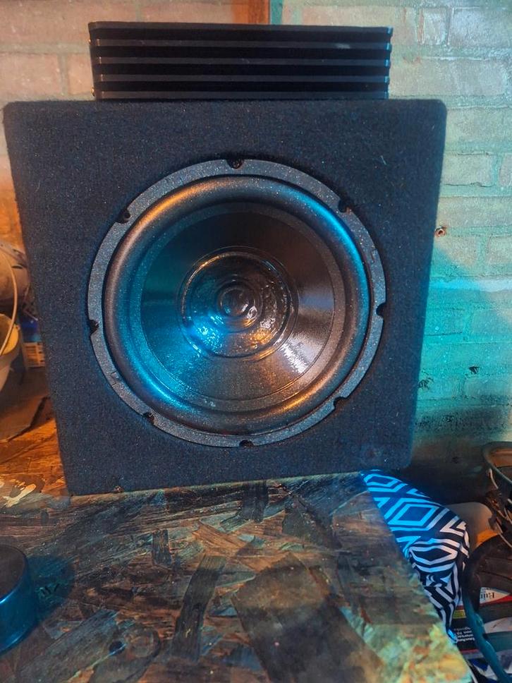 Renegade RXA 550 Subwoofer & Versterker Set, Auto diversen, Autospeakers, Zo goed als nieuw, Ophalen of Verzenden