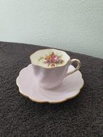 Vintage Kop en Schotel Bone China Coalport, Ophalen of Verzenden