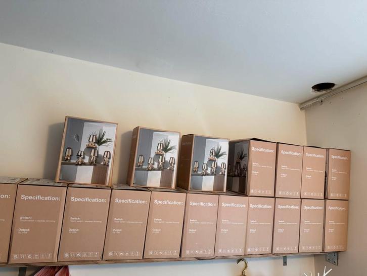 Touchlampjes Golden Boy, Huis en Inrichting, Woonaccessoires | Kamerschermen, Nieuw, Ophalen of Verzenden