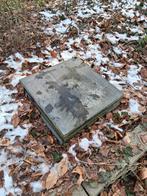 Betonnen antraciet terrastegels 60X60, Ophalen, Gebruikt, Minder dan 5 m², Beton