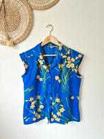 Vintage 70s Hilo Hattie hawaii blouse L, Ophalen of Verzenden, Zo goed als nieuw, Maat 46/48 (XL) of groter, Korte mouw