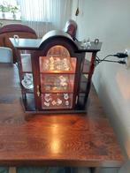 Vitrinekastje met verlichting voor verzameling, Huis en Inrichting, Kasten | Vitrinekasten, Ophalen, Minder dan 50 cm, Met deur(en)