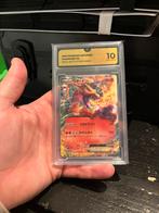 Charizard grade 10 mega battle deck, Ophalen of Verzenden, Zo goed als nieuw, Meerdere kaarten, Foil