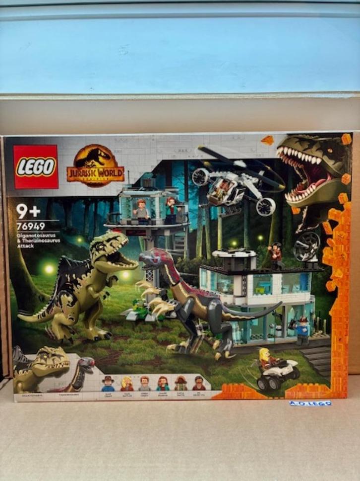 Lego 76949 Giganotosaurus & Therizinosaurus Attack, Kinderen en Baby's, Speelgoed | Duplo en Lego, Nieuw, Lego, Complete set, Ophalen of Verzenden
