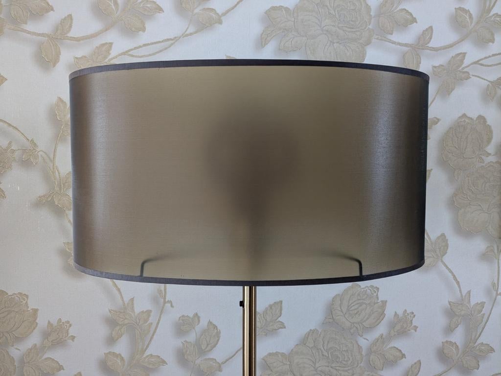 ❗DESIGN ovale lampenkap zwart transparant - staand/tafellamp, Ophalen, Zwart, Zo goed als nieuw, Ovaal