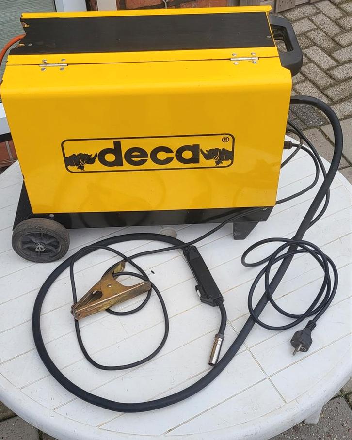 Deca Decastar 150E MIG/MAG lasapparaat., Doe-het-zelf en Verbouw, Gereedschap | Lasapparaten, Gebruikt, Co2, Minder dan 150 ampère