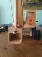 Houten hijskraan gaaf speelgoed, Ophalen of Verzenden, Zo goed als nieuw, Overige typen