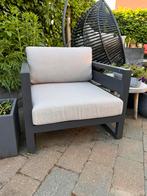 Lounge stoel grijs antraciet, Tuin en Terras, Tuinsets en Loungesets, Ophalen of Verzenden, Zo goed als nieuw, Wicker, Stoel
