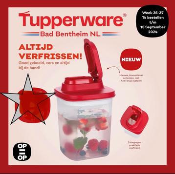 Tupperware Koelkastkan/Slim line Kan # 1 liter beschikbaar voor biedingen