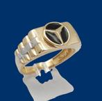14 karaat Gouden Ring Mercedes Jongensring, Jw, Verzenden, Nieuw, Kleiner dan 17