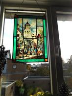 Glas in Lood kunstwerk onbekend hoe oud., Antiek en Kunst, Antiek | Glas en Kristal, Ophalen