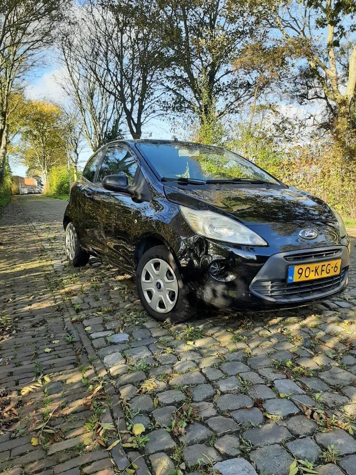 Ford Ka 1.2 51KW 2009 Zwart, Auto's, Ford, Particulier, Ka, Benzine, B, Hatchback, Handgeschakeld, Origineel Nederlands, Zwart