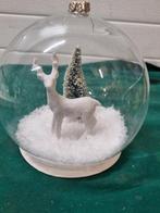 kerstbal met hert en boom sneeuw, Diversen, Kerst, Ophalen of Verzenden, 'T Olde Gre-j, Info@toldegrej.nl, Endepoelstraat 20f Didam