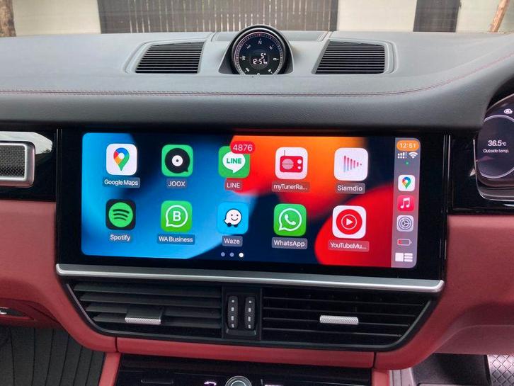 Fullscreen Apple CarPlay/Android Auto Porsche, Computers en Software, Navigatiesoftware, Nieuw, Update, Ophalen
