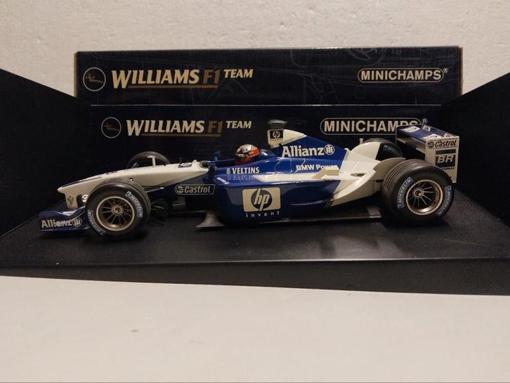 Williams BMW FW34 Montoya Formule 1 Minichamps 1:18 KRD, Verzamelen, Automerken, Motoren en Formule 1, Zo goed als nieuw, Formule 1