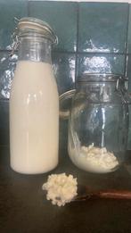 Melk kefir korrels, Ophalen