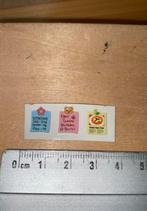 3 mini stickers eten, Verzamelen, Poppenhuizen en Toebehoren, Poppenhuis, Zo goed als nieuw, Verzenden