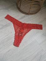 Nieuwe rode kanten string / xl / hema, Hema, Ophalen of Verzenden, Rood, String
