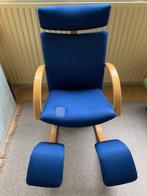 Blauwe Stokke/Varier Tripos 3 stoel, Huis en Inrichting, Fauteuils, Ophalen, Hout, Gebruikt, Design