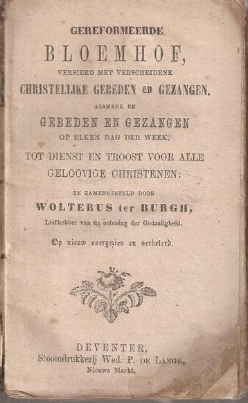 Burgh, W. ter - Gereformeerde bloemhof, versierd met versche beschikbaar voor biedingen