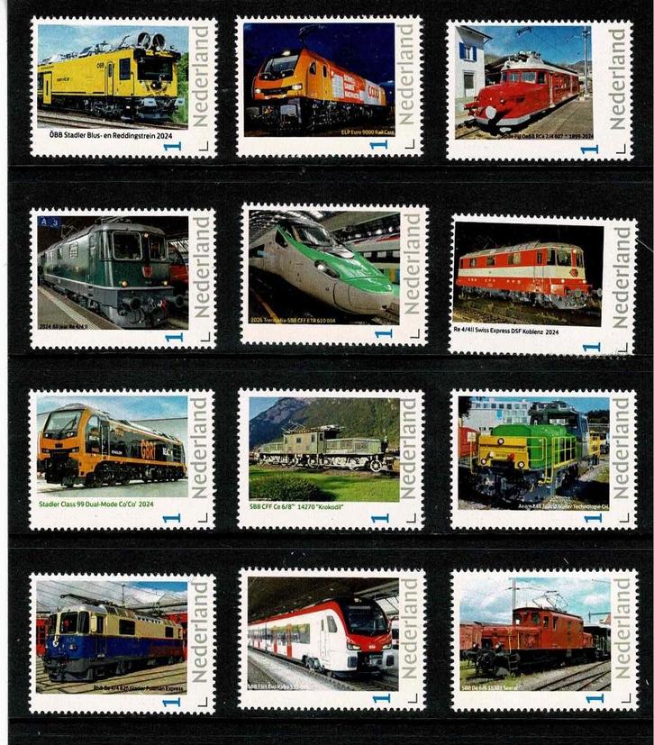 OOk CH SBB Persoonlijke treinzegels te koop. PPZ, Postzegels en Munten, Postzegels | Nederland, Postfris, Na 1940, Verzenden