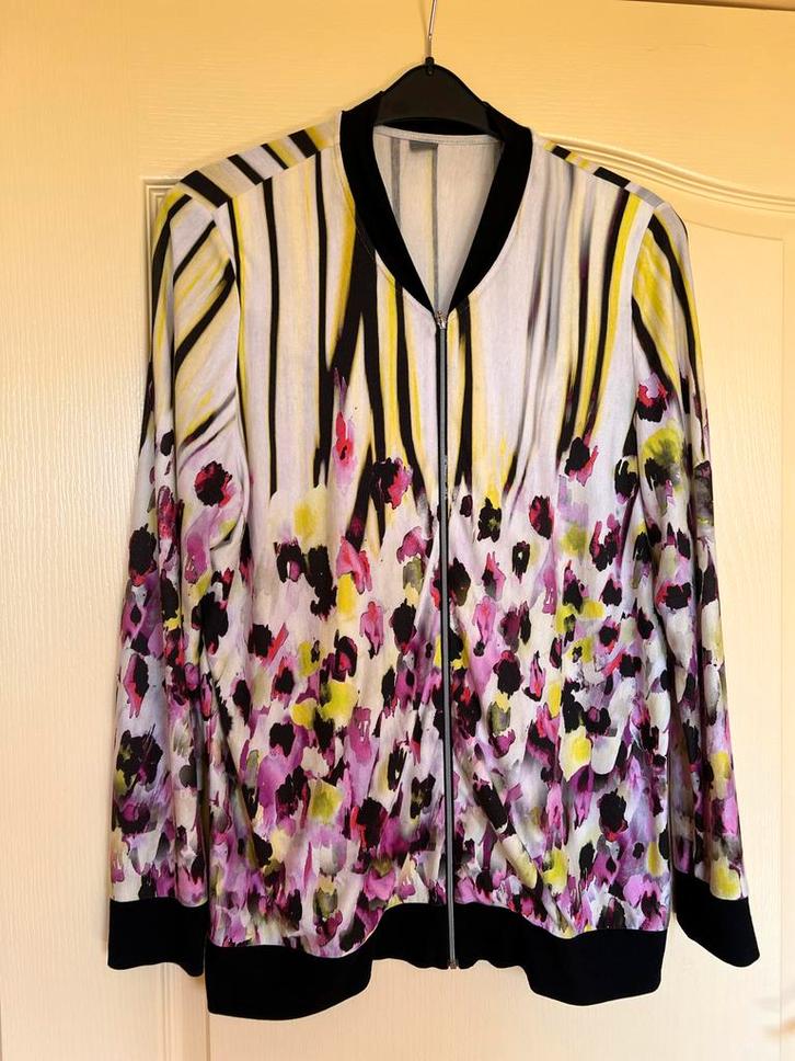 Privacy Madeleine Mode Vest, maat 44, vrolijk dessin, Kleding | Dames, Jasjes, Kostuums en Pakken, Zo goed als nieuw, Jasje, Maat 42/44 (L)