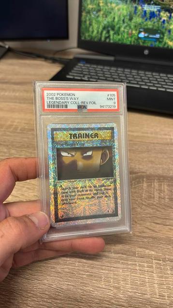 PSA9 - The Boss's Way [Reverse Holo] #105 Pokemon Legendary beschikbaar voor biedingen