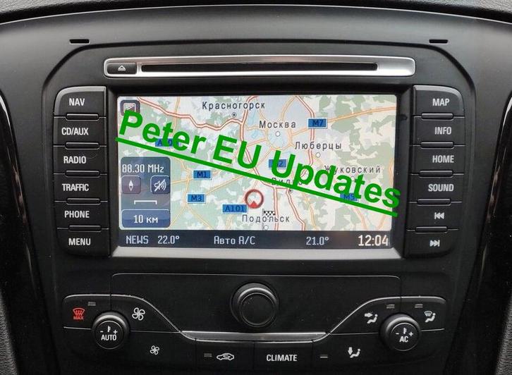 Ford MCA Navigatie-update 2022/2023 Europa/Turkije SD-kaart, Computers en Software, Navigatiesoftware, Nieuw, Update, Heel Europa