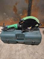 Hitachi CM9SR steenzaag / muurzaag 230mm 60mm diep, Ophalen of Verzenden, Zo goed als nieuw, Haakse handslijpmachine