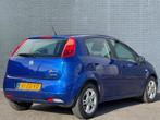 Fiat Grande Punto 1.4-16V Ed. Lusso | Airco | 5 deurs | Blau, Voorwielaandrijving, 4 cilinders, Grande Punto, Origineel Nederlands