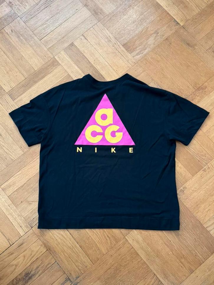 Vintage Nike ACG T-Shirt maat XL, Kleding | Heren, T-shirts, Zo goed als nieuw, Maat 56/58 (XL), Zwart, Ophalen of Verzenden
