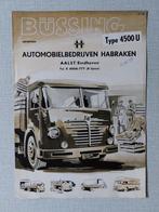 BÜSSING Type 4500 U Brochure / Folder HABRAKEN 1956, Ophalen of Verzenden, Zo goed als nieuw, Overige merken