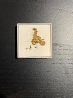 Gouden crossmotor hanger, Antiek en Kunst, Antiek | Goud en Zilver, Ophalen of Verzenden, Goud