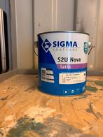 Sigma nova satin ral9001, Doe-het-zelf en Verbouw, Verf, Beits en Lak, Ophalen of Verzenden, Nieuw, Wit, Lak