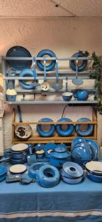 Vintage Madam Blå Emaille Collectie, Antiek en Kunst, Antiek | Emaille, Ophalen of Verzenden